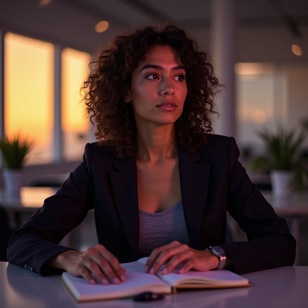 Person reflecting on financial decisions with thoughtful expression